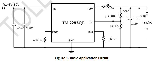 TMI2283QE电路图 TMI2283QE电路图